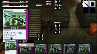 Metal Gear Acd Walkthrough  25  Stage 141 Boss Leone [upl. by Saturday]