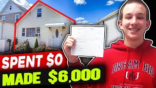 Real Estate Wholesaling for Beginners with NO MONEY My 1st Deal Explained [upl. by Ecyob]