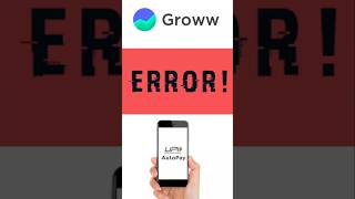 Groww App Error in IPO  IPO Mandate not received Autopay Request Issue [upl. by Bille]