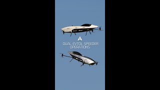 eVTOL Race Vehicle Dual Flight Operations Begin  Shorts [upl. by Felicie]