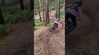 George Wilks with the heater at Rushmere Park training with Firecrest MTB mtb dh [upl. by Neih]