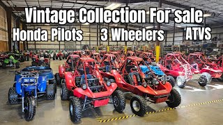 Massive Collection of Honda Pilots 3 Wheelers and ATVs [upl. by Gerrilee]