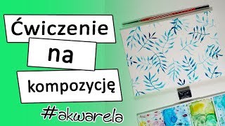 Maluję liście  AKWARELE dla początkujących  Speed art [upl. by Goodman]