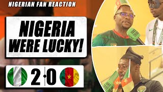 NIGERIA 20 CAMEROON  CAMEROON FANS REACTION  AFCON 2023 HIGHLIGHTS [upl. by Hassett]