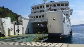 Loading amp departure of ferry BRESTOVA in Valbiska 852016Jadrolinija [upl. by Leanor]