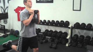 Bulgarian Split Squat Goblet Hold  Exercise of the Week 8 [upl. by Kurtz]