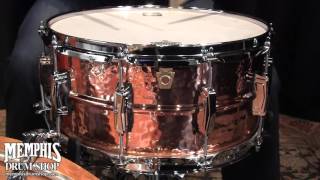 Ludwig 14 x 65 Hammered Copper Phonic Snare Drum LC662K [upl. by Skantze]