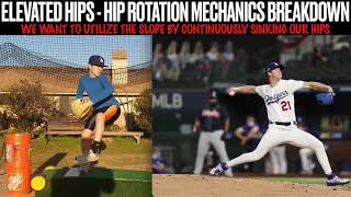 Elevated Hips Breakdown Feat Walker Buehler  MECHANICAL ANALYSIS [upl. by Aninad]