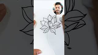 How to draw lotus flower [upl. by Shieh531]