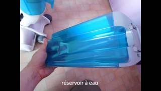 Test Aspirateur BalaiNettoyeur Vapeur Rowenta RY7557WH [upl. by Oicnevuj58]