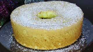 Gâteau mousseline à lorange sans beurre sans huile Orange Chiffon Cake No butter No oil [upl. by Krishna]