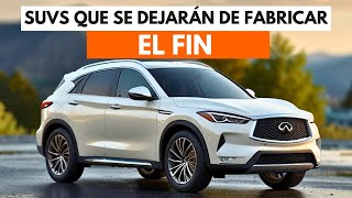 7 SUV que dejarán de fabricarse en 2025 [upl. by Huan]