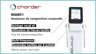 Charder MA801  Analyseur de composition corporelle [upl. by Eixid389]