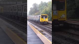 Class 507 farewell quotThe Wirral Swan Songquot flies through Capenhurst with a 5 tone doppler [upl. by Ehpotsirhc]