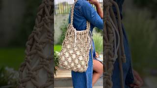 Diy Macrame Bag [upl. by Tanny714]