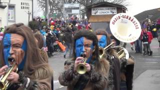 Fasnacht Guggerträffe Carnaval Uznach SG Switzerland  19012014  Teil 1 [upl. by Dragelin]