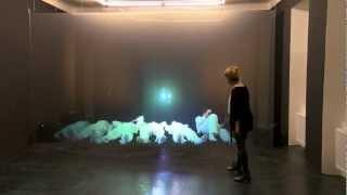 Making of rear projection on holographic foil  conceptual art [upl. by Atteyram52]