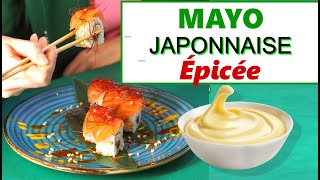 Mayonnaise Japonaise Épicée  Recette Maison 3 mn  Idéale pour Suchis [upl. by Ahsille]