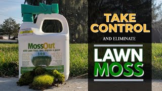 Quick and EASY  How to GET RID of Moss in your LawnFor GOOD [upl. by Atiekan]