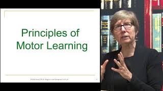 Section 4  Principles of Motor Learning CAS Video Series with Dr Edy Strand [upl. by Drehcir]