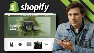 Shopify Store Design Tutorial 2024  Full Website Guide [upl. by Inva]