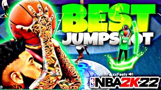 THIS BEST JUMPSHOT IN NBA 2K22 THE SOOTHEST 100 GREEN WINDOW JUMPSHOT IN THE GAME [upl. by Cath531]