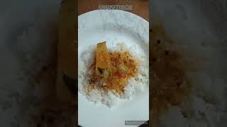 today lunch menu recipe shortvideo November 14 sambar Kurla kilangu fry karuvadu [upl. by Repsac]