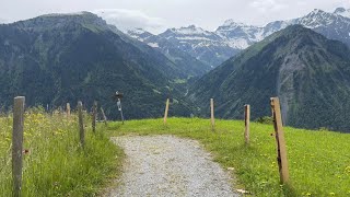 Meine Wanderung von Braunwald zum Bahnhof Linthal 08062024 [upl. by Yelsna]