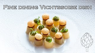 Delicious vichyssoise dish  Fine dining  Michelin [upl. by Hebe]