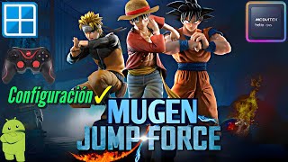 Jump force mugen en winlator v51 afei mod v4 VirGL ¡GPU maliGamepad x3Android Mediatek helio g95 [upl. by Jemma]