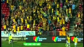 Mile Sterjovski goal Newcastle Jets Vs Central Coast Mariners [upl. by Elay]