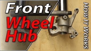 Dirt Bike Front Wheel Hub  How It Works  Fix Your Dirt Bikecom [upl. by Anoo]