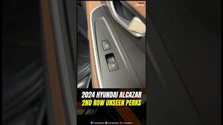 2024 Hyundai Alcazar 2nd Row Seat Features  SunBlinds Adjustable Seats  Times Drive  shorts [upl. by Stanway]