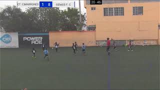 2T  CT CIMARRONES vs GENIOS 2018  3a Jornada Copa 2024  LMT [upl. by Ybanrab83]