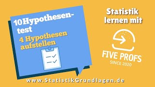 104 Hypothesentest Signifikanztest  Hypothesen aufstellen [upl. by Bloom]