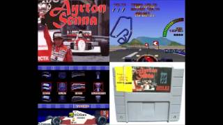 Ayrton Senna Racing Nigel Mansells World Championship Racing Hack  Racing Theme [upl. by Hcab4]