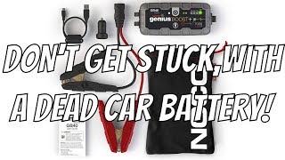 Stuck Dead Car Battery Unboxing NOCO Genius Boost Plus GB40 Lithium Jump Starter [upl. by Josselyn]