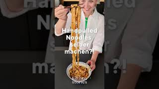 Handpulled Noodles  Chinesische Nudeln selber machen 🍜 [upl. by Ynaffat]