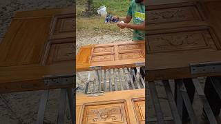 wooden polish work how to wood polish work [upl. by Corney]