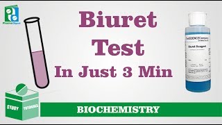 Biuret Test Just in 3 Minutes [upl. by Mcclary]