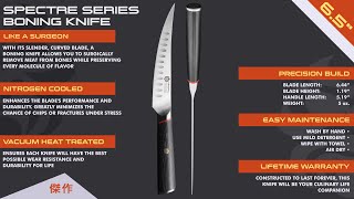 KESSAKU Spectre Series 65In Boning Knife [upl. by Nirro124]