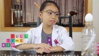 Egg in a Bottle Experiment  FullTime Kid  PBS Parents [upl. by Hgieliak982]