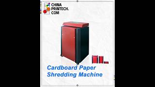 chinaprintech Cardboard Paper Shredding Machine [upl. by Ardeid]