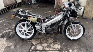 Honda VFR400 NC30 re assembly and fire up [upl. by Kielty299]