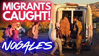 Migrants CAUGHT Nogales Arizona [upl. by Stinky]