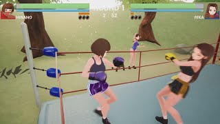 guiltyloving boxing hinano vs rika [upl. by Irrok]