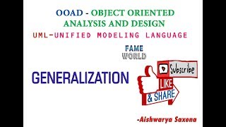 Lecture  3  UML  Generalization OOAD Object Oriented Analysis And Design [upl. by Shriver]