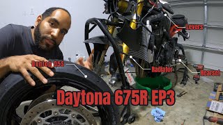 Wrecked Bike Rebuild EP3 Triumph Daytona 675R [upl. by Radman]