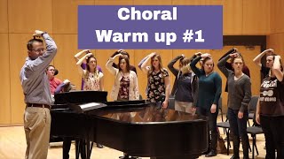 Choral Warm up 1 Full Vocal Warm up [upl. by Ryle]