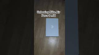 Unboxing Nike Air Force 1 mid [upl. by Kolva588]